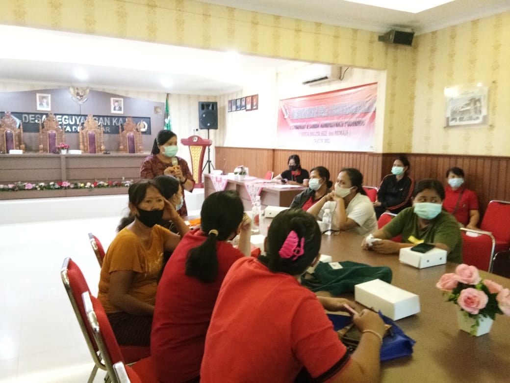 Jumat, 18 Juni 2021  Telah berlangsung kegiatan  pelatihan kader posyandu balita di Desa Peguyangan Kaja. 