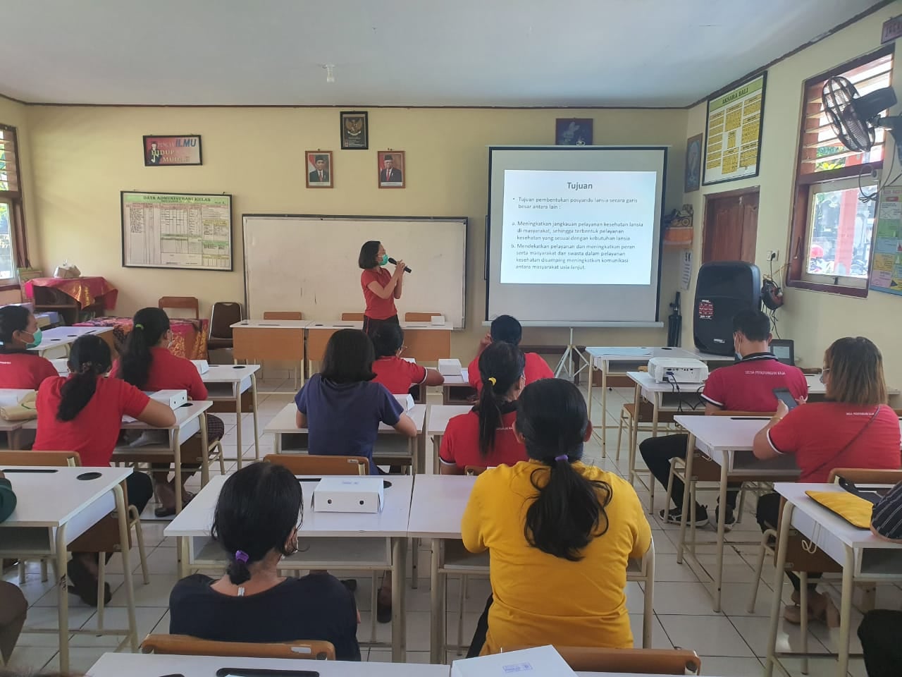 Sabtu, 19 Juni 2021 Pelatihan Kader Posyandu Lansia Desa Peguyangan Kaja