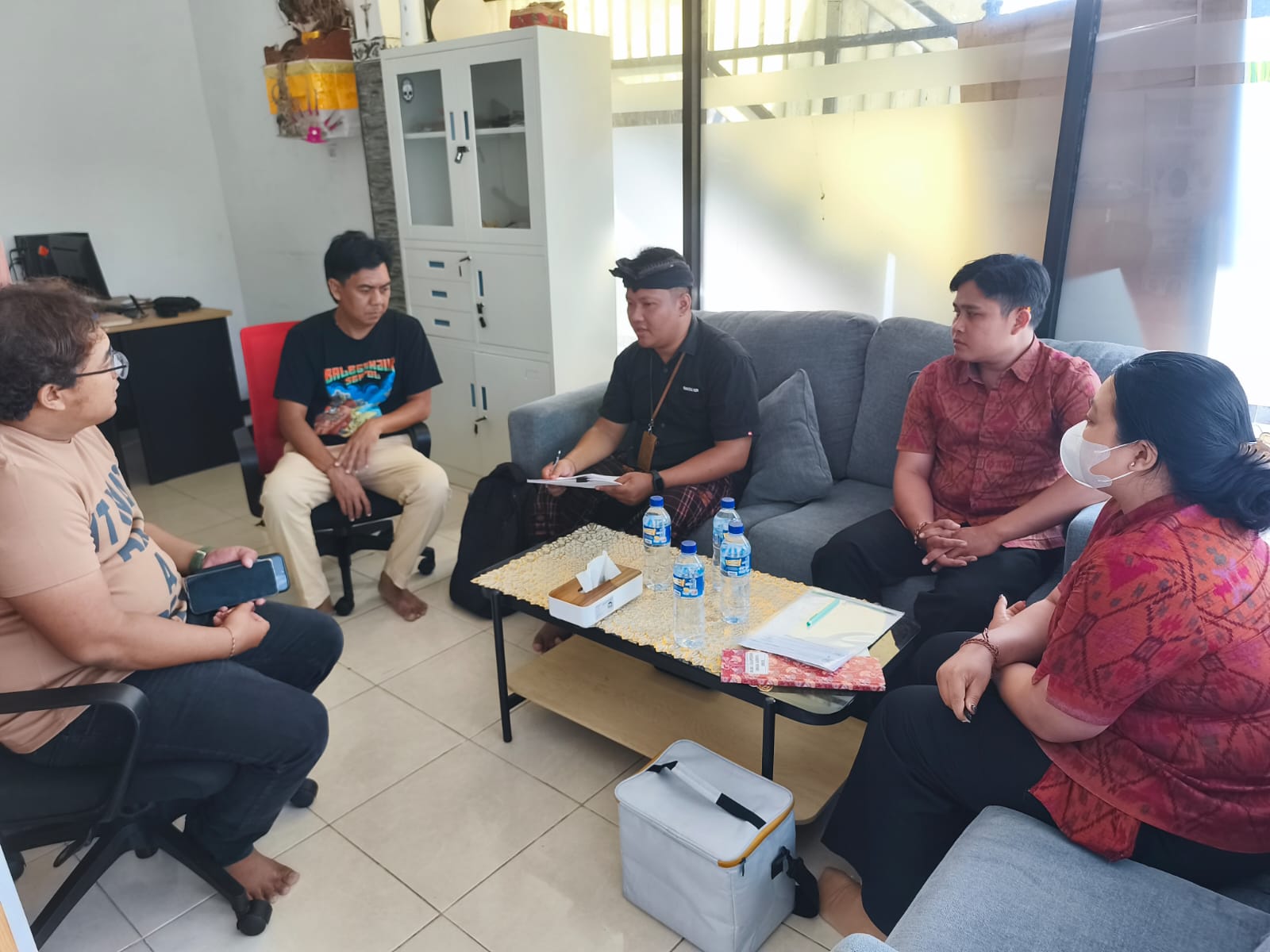 Puskesmas III Denpasar Utara Lakukan Pembinaan dan Sampling Kesling di Magir Jaensan Catering